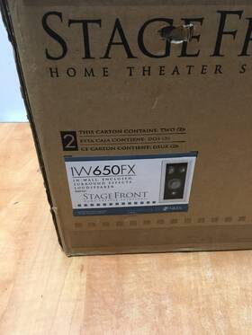 Iw650fx Niles Stage Front In-wall Speaker Pair Some Box Damage