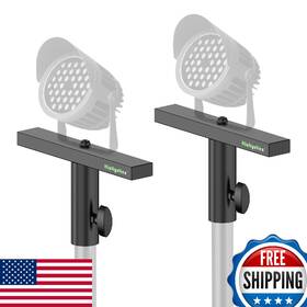 B0d48nyphl Niunyuneu T-bar Lighting Extension Dj Stand Cross Bar Single Light 2-pack