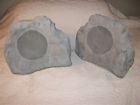 R2111-2 Ns Insignia Pair Of Simulated Rocks Outdoor Speakers Used
