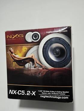 Nx-c5 Nxg High Performance 2-way Ceiling Speaker System 2-x 5.25 Inch 50-watt Nos