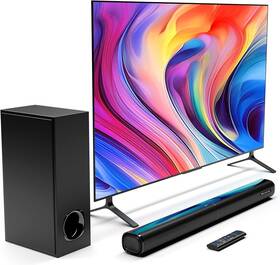 2.1ch Nylavee M0503 Sound Bar With Subwoofer Soundbar Dolby Audio 240w Loud Vol 2.1ch Nylavee M0503 Sound Bar With Subwoofer Soundbar Dolby Audio 240w Loud Vol