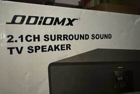 Od-ht-01 Odiomx 2.1ch Bluetooth Soundbar With 6.5 Inch Subwoofer Black