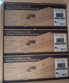 Pe-w620lcrsf Oem Systems Company 769381281506 Lot Of 3 Precence Elite 6.5 Inch Frameless In-wall Speaker
