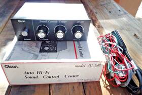 Au-630 Olson Av-630 Rare Audio Hifi In Car Sound Control Center Vintage