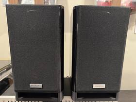 D-415 Onkyo D-n7x Model Bookshelf Speakers Ebony Pair 70w Hifi Audio
