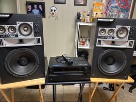 Sr606 Onkyo / Panasonic Cs822 Audiofile Av And Pair Pioneer Cs 822 Speakers