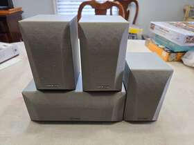 Skm-320s Onkyo Skf-320f Surround Speakers Home Theater System Skc-320c Skm-320s Onkyo Skf-320f Surround Speakers Home Theater System Skc-320c