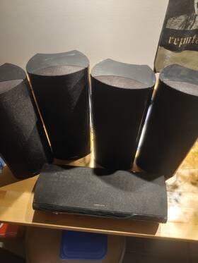 Skm-750s Onkyo Surround Sound Speakers