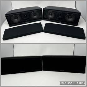 Sks-ht20c Onkyo 70w Center Channel Black Speakers Set Of 2 Tested Good