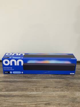 2514c Onn New 2.0 Channel Led Soundbar With Multi-color Wireless