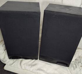 13.-1288 Optimus 2 Speaker Bookshelf System 13-1288 4 Ohm 12 Inch Black - Good Condition