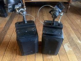 402048 Optimus Used Bookshelf Speakers Pro 7 With Wall Mounts 402048 Optimus Used Bookshelf Speakers Pro 7 With Wall Mounts