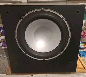 Sw-100p Optimus Pro Black Tested Works Great 100-watt Powered-subwoofer Only Sw-100p Optimus Pro Black Tested Works Great 100-watt Powered-subwoofer Only