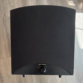 Sw-120 Optimus Pro Powered Subwoofer Cube 100w Stereo Rca Wood Black Sw-120 Optimus Pro Powered Subwoofer Cube 100w Stereo Rca Wood Black