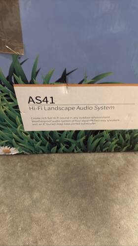 As41 Origin Acoustics Hi-fi Landscape Outdoor Audio System 4 Speakers Subwoofer