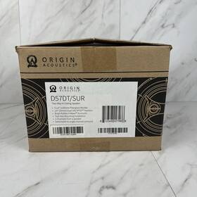 D57dt Origin Acoustics Director / Sur Two-way In-ceiling 5 Inch Loudspeaker Glass Fiber Woofer White