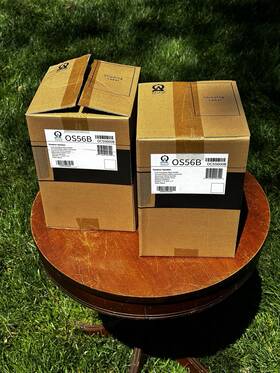 Os56b Origin Acoustics Original - 1 Pair Black Outdoor Surface Mount Speakers