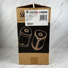 Os67w Origin Acoustics New Seasons Outdoor Backyard White Speaker With Bracket
