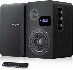 Or-04 Orroplus Active Bookshelf Speakers 4 Inch Woofer 80w Powered With Bt Optical And Rca