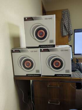 Ice-640 Osd Audio In-ceiling Speakers. 3 Sets 6 Total . New But Opened Box