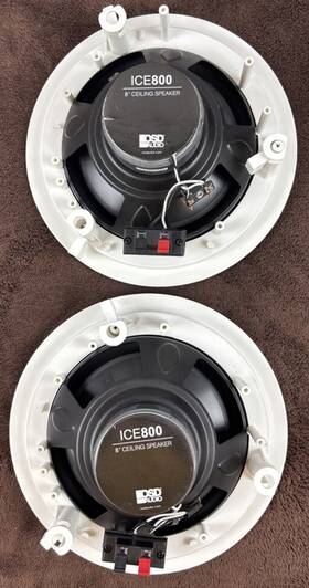 Ice800 Osd Audio 2 8 Inch 2-way Ceiling Speakers Contractor Series Pair . Great Shape