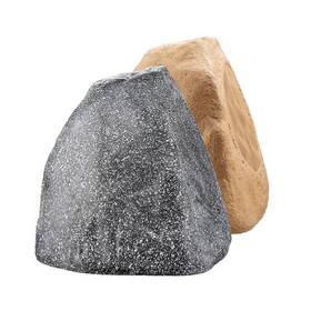 Rx805grey Osd Audio 8 Inch Grey Outdoor Rock Speaker 200w Weather Resistant Passive Stereo Pair R