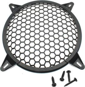 Sperkaer-grill-12in-2 Ozxno 2 Pack 12 Inch Speaker Grills Subwoofer Grill Waffle -2pcs Black
