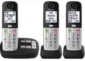 Kx-tgu433b Panasonic Kxtgu433b Cordless Phone Big Buttons Call Block Answering