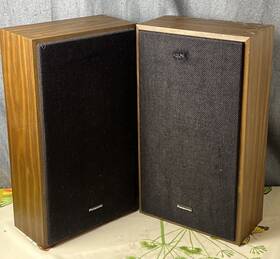 Sb-103 Panasonic Vintage 2 Set Model Hi-fi Hanging Bookshelf Speakers 10 W Peak