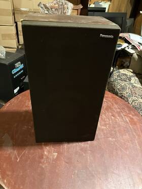 Sb-303 Panasonic Bookshelf Speaker Brown Wired 4-ohms 10w Hi-fi Two-way One
