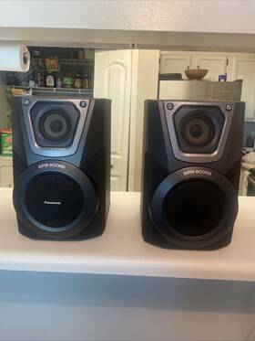 Sb-ak25 Panasonic Speaker Pair - Tested