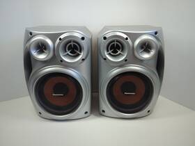 Sb-ak340 Panasonic Set Of 2 Speakers System Components - 110w Silver Hardwire