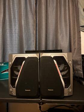 Sb-ak57 Panasonic Sb Ak57 160w Bi-wiring 6 Ohm Speaker Pair 2 - Tested And Working