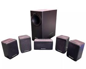 Sb-hc480 Panasonic Theater System Wired Surround Ser Of 5 Speakers / Subwoofer