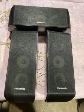 Sb-hc100 Panasonic Sb-hf100 Home Theater Speaker System Speakers Untested Sb-hc100 Panasonic Sb-hf100 Home Theater Speaker System Speakers Untested