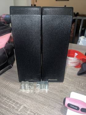 Sc-pt956 Panasonic Sb-hs956 3ohm Rear Surround Speaker From Home Theaters Pair