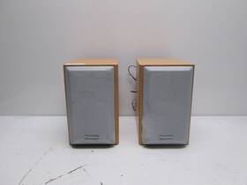 Sb-pm03 Panasonic Speaker System Bookshelf Speakers Pair Tested And Works Sb-pm03 Panasonic Speaker System Bookshelf Speakers Pair Tested And Works