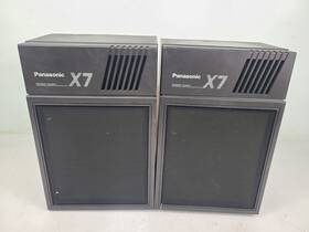 Sb-x7 Panasonic Vintage Speaker System Bookshelf Speakers Set Tested Sb-x7 Panasonic Vintage Speaker System Bookshelf Speakers Set Tested