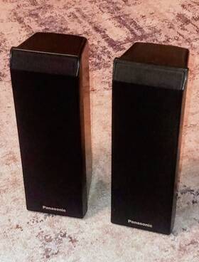 Sb-hf760 Panasonic Sbh760 Pair Of Black Satellite Front Speakers