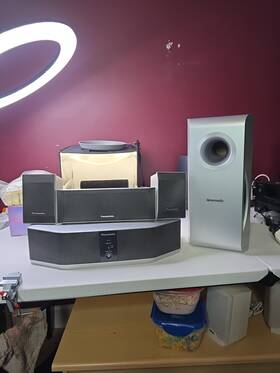 Sc-ht640w Panasonic Home Theater Speakers Left Right Center Subwoofer For