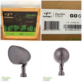 Paradigm 809918022919 One Go6 Garden Oasis Satellite Speaker With 6 Inch Driver New Sealed