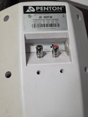 Jd40 Penton Jd40/tw Music Cabinet Speaker 40w Set Of 5