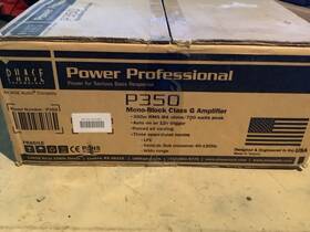 P350 Phase Technology Subwoofer Amplifier New In Box-open For Inspection Only