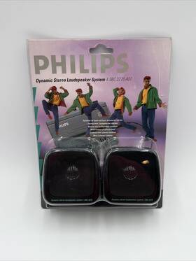 3270 Philips Vintage Phillips Dynamic Loudspeaker System Sbc Sealed