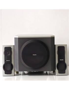 6300d Philips Sw Subwoofer And 2x Speaker Set