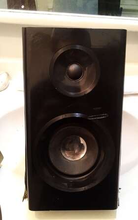 Btm2180 Philips Black Micro Music System Satellite Speaker Used Btm2180 Philips Black Micro Music System Satellite Speaker Used