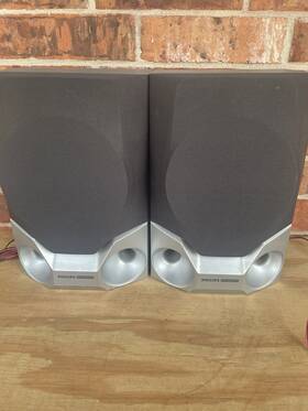 Fb320ls Philips Magnavox Speaker Set Tested Working For Stereo Fw320c Fb320ls Philips Magnavox Speaker Set Tested Working For Stereo Fw320c