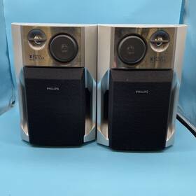 Fwb-c380 Philips 3 Way Bass Reflex Stereo Speaker System Left And Right Set Fwb-c380/17