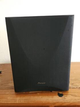 Htp105 Pioneer Powered Subwoofer Model Htp105/205sw Black - Used/tested Sub Only Htp105 Pioneer Powered Subwoofer Model Htp105/205sw Black - Used/tested Sub Only
