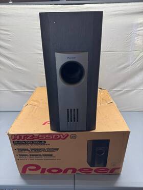 S-dv55sw-k Pioneer Subwoofer Vintage Home Theater Bass Sub Powered System